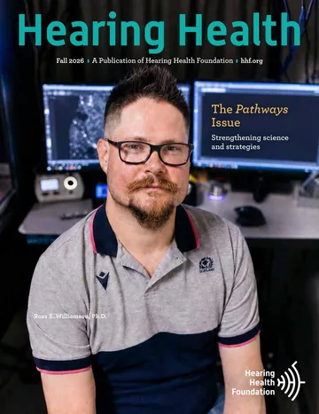 Hearing Health Fall 2026 magazine cover — The Pathways Issue